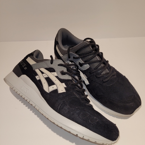 Asics Gel Lyte III - Black Suede - Size 10.5 - Picture 2 of 7